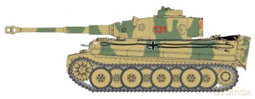 DRAGON Tiger I s.Pz.Abt.504 131 Tunisia [MODELARSTWO]