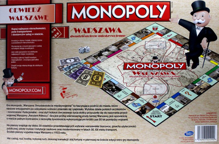 HASBRO Monopoly Warszawa XX lecie [GRA]