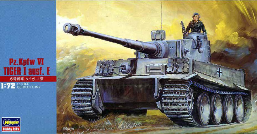 HASEGAWA Pz. Kpfw VI Tiger ausf.E [MODELARSTWO]