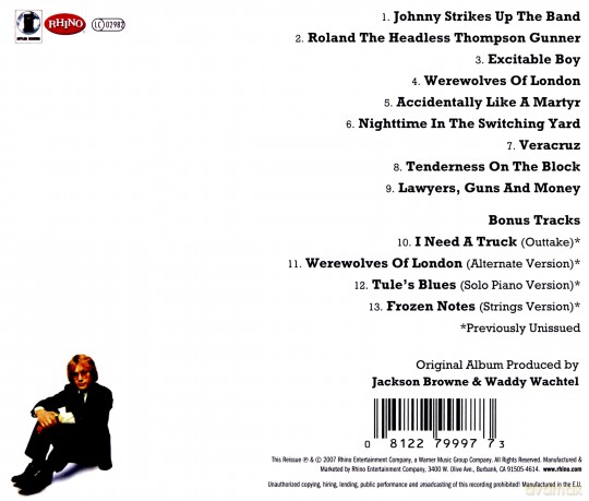Warren Zevon: Excitable Boy [CD]