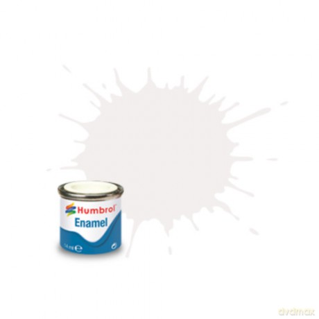 HUMBROL Farba Nr 130 White Satin 14 ml [MODELARSTWO]