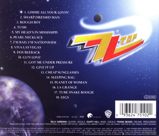 ZZ TOP: Greatest Hits [CD]