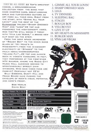 ZZ TOP: Greatest Hits: The Video Collection [DVD]
