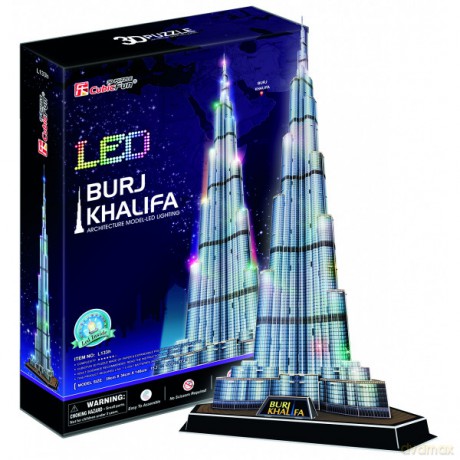 PUZZLE 3D Burj Khalifa (Światło) [PUZZLE]