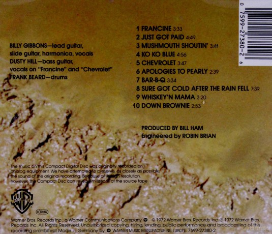 ZZ TOP: Rio Grande Mud [CD]