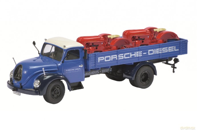 SCHUCO Magirus S6500 Pick Up Porsche [MODELARSTWO]