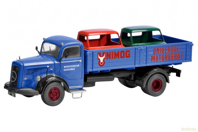 SCHUCO MercedesBenz L6600 Werkverkehr [MODELARSTWO]