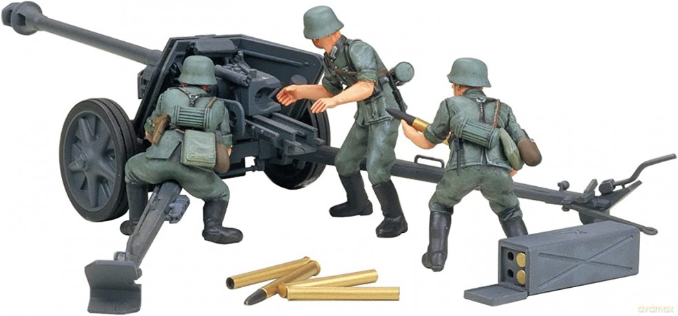TAMIYA German 75mm Anti Tank Gun [MODELARSTWO]