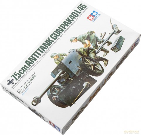 TAMIYA German 75mm Anti Tank Gun [MODELARSTWO]