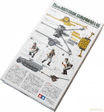 TAMIYA German 75mm Anti Tank Gun [MODELARSTWO]