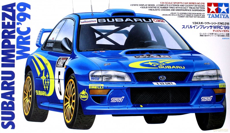 TAMIYA Subaru Impreza WRC 1999 [MODELARSTWO]