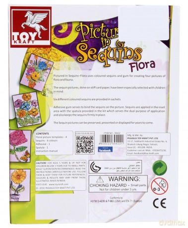 TOY KRAFT Obrazki kwiaty do zdobienia