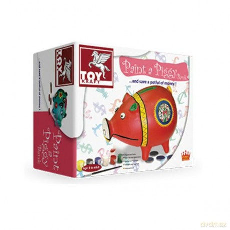 TOY KRAFT Skarbonka świnka do zdobienia