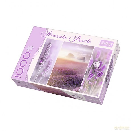 TREFL 1000 el. Romantic, Lawendowe pola (10411) [PUZZLE]