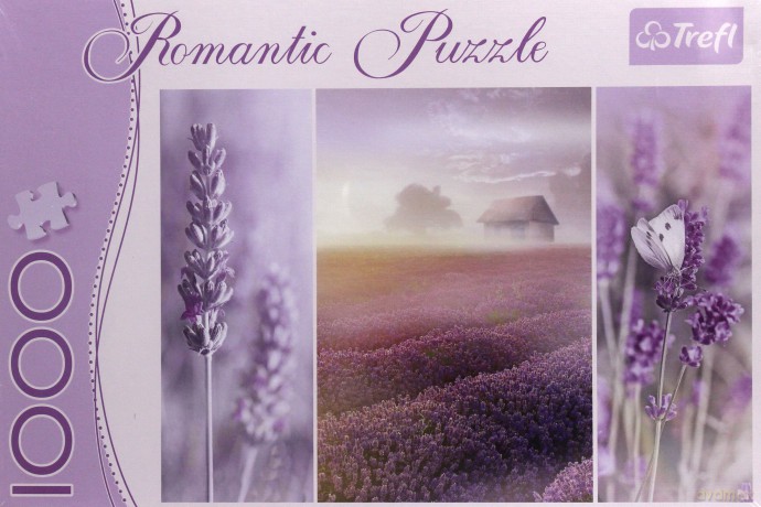 TREFL 1000 el. Romantic, Lawendowe pola (10411) [PUZZLE]
