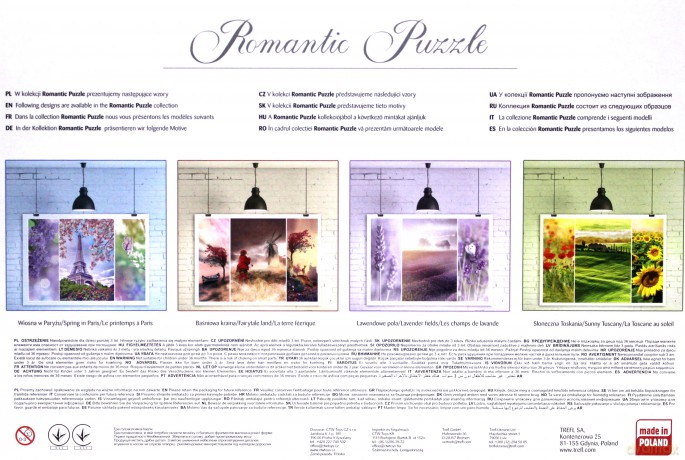 TREFL 1000 el. Romantic, Toskania (10410) [PUZZLE]