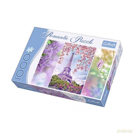 TREFL 1000 el. Romantic, Wiosna w Paryżu (10409) [PUZZLE]