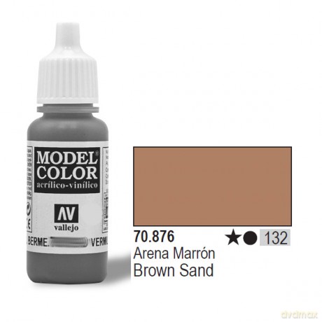 VALLEJO Farba Nr 132 Brown Sand 17 ml [MODELARSTWO]