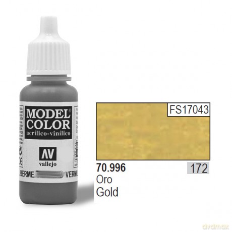 VALLEJO Farba Nr 172 Gold Metallic 17 ml [MODELARSTWO]