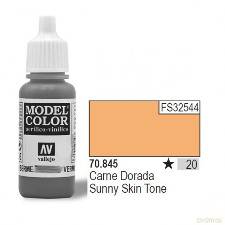 VALLEJO Farba Nr 20 Sunny Skin Tone 17 ml [MODELARSTWO]