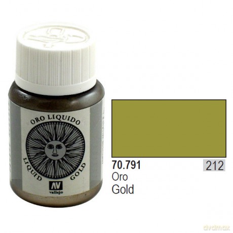 VALLEJO Farba Nr 212 Gold 35 ml [MODELARSTWO]