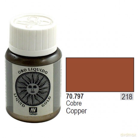 VALLEJO Farba Nr 218 Copper 35 ml l [MODELARSTWO]