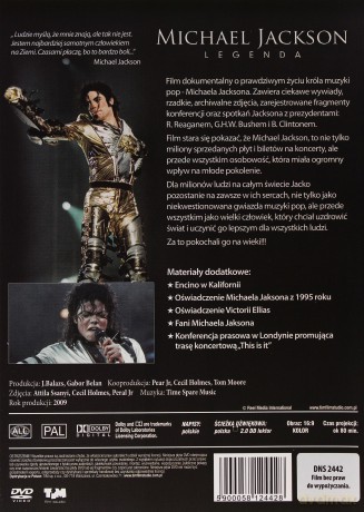 Michael Jackson: Legenda (Legacy) [DVD]