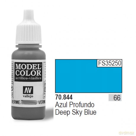 VALLEJO Farba Nr 66 Deep Sky Blue 17 ml [MODELARSTWO]