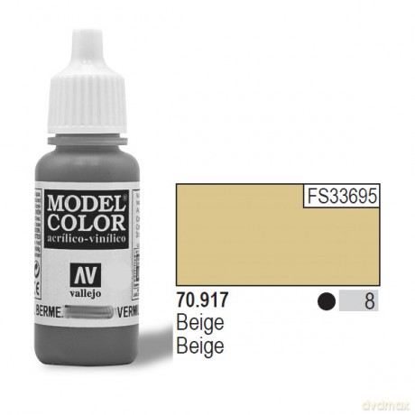 VALLEJO Farba Nr 8 Beige Matt 17 ml [MODELARSTWO]