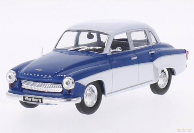 WHITEBOX Wartburg 312 1965 (bluewhite) [MODELARSTWO]