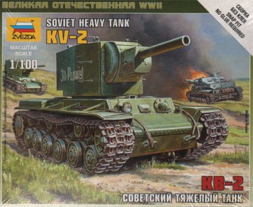 ZVEZDA KV2 Heavy Soviet Tank [MODELARSTWO]