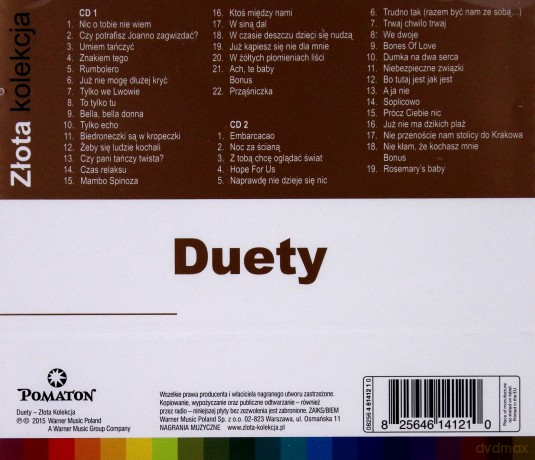 Duety: Złota Kolekcja [2CD]