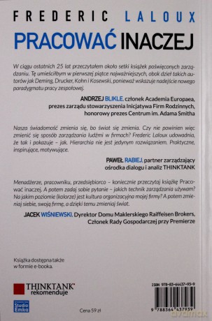 Pracować inaczej. Nowatorski model organizacji inspirowany kolejnym etapem rozwoju ludzkiej świadomości [KSIĄŻKA]