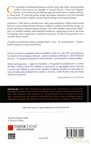 Przygody przedsiębiorców. 12 klasycznych opowieści ze świata biznesu - John Brooks (twarda) [KSIĄŻKA]