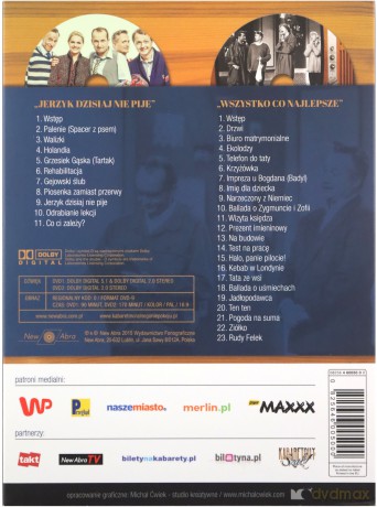 Kabaret Moralnego Niepokoju: Jerzyk Dzisiaj Nie Pije & Wszystko Co Najlepsze [2DVD]