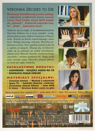 Weronika postanawia umrzeć BOX limitowany + audiobook [DVD]