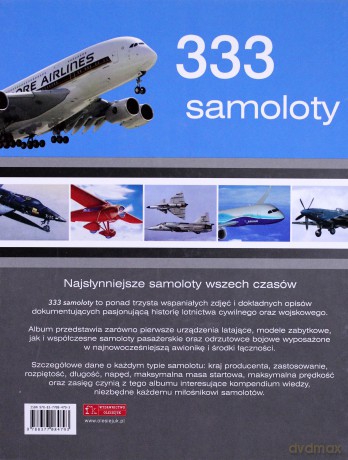 333 samoloty. Maszyny latające z całego świata [KSIĄŻKA]