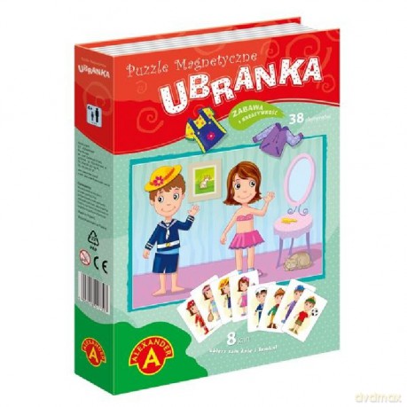 ALEXANDER Puzzle magnetyczne - Ubranka [PUZZLE]