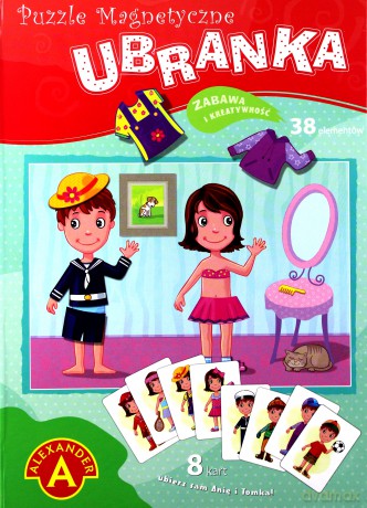 ALEXANDER Puzzle magnetyczne - Ubranka [PUZZLE]