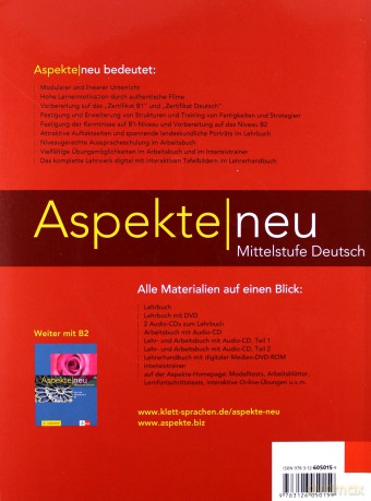Aspekte Neu B1+ podręcznik [KSIĄŻKA]+[DVD]