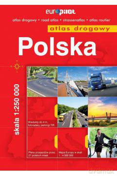 Atlas Drogowy EuroPilot. Polska 1:250 000 czerwony [KSIĄŻKA]
