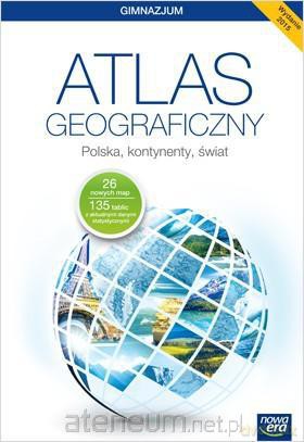Atlas geograficzny gimnazjum Polska, kontynenty, świat [KSIĄŻKA]