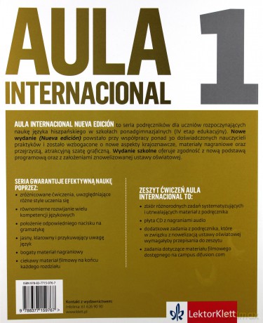 Aula Internacional 1 Ćwiczenia [KSIĄŻKA]+[CD]
