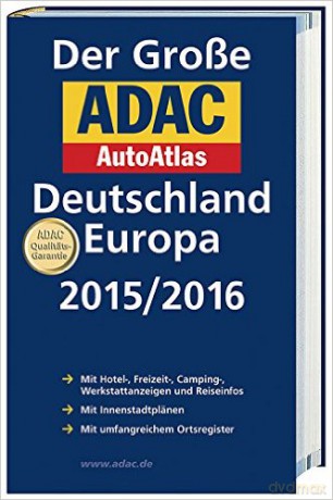 AutoAtlas ADAC. Deutschland, Europa 2015/2016 [KSIĄŻKA]