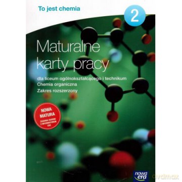 Chemia LO 2 To jest chemia karty pracy Zakres rozszerzony [KSIĄŻKA]