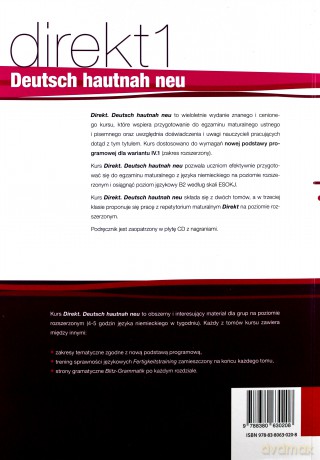 Direkt 1 Deutsch hautnah neu podręcznik Zakres rozszerzony [KSIĄŻKA]