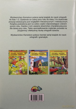 Dyktanda na cztery pory roku szkoła podstawowa kl. 3 [KSIĄŻKA]