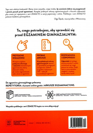 Egzamin Gimnazjalny - Część Humanistyczna. Przykładowe arkusze [KSIĄŻKA]