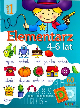 Elementarz cz. 1 4-6 lat [KSIĄŻKA]