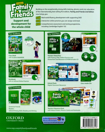 Family and Friends 2E 3 CB + MultiROM [KSIĄŻKA]